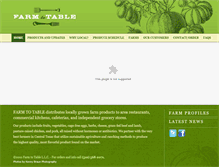 Tablet Screenshot of farmtotabletx.com